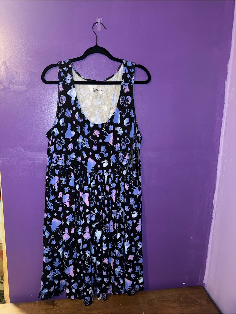 Torrid Disney Alice in Wonderland  Black Tank Dress